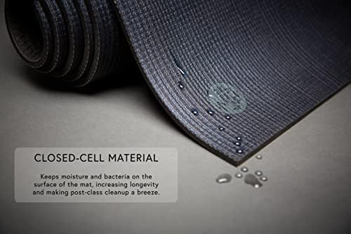 Manduka PRO Yoga Mat - Teacher Recommended, Grippy Textured 6mm ultra-dense, Hot Yoga Workout, Studio at Home Pilates