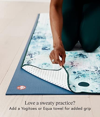 Manduka PRO Yoga Mat - Teacher Recommended, Grippy Textured 6mm ultra-dense, Hot Yoga Workout, Studio at Home Pilates