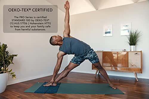 Manduka PRO Yoga Mat - Teacher Recommended, Grippy Textured 6mm ultra-dense, Hot Yoga Workout, Studio at Home Pilates
