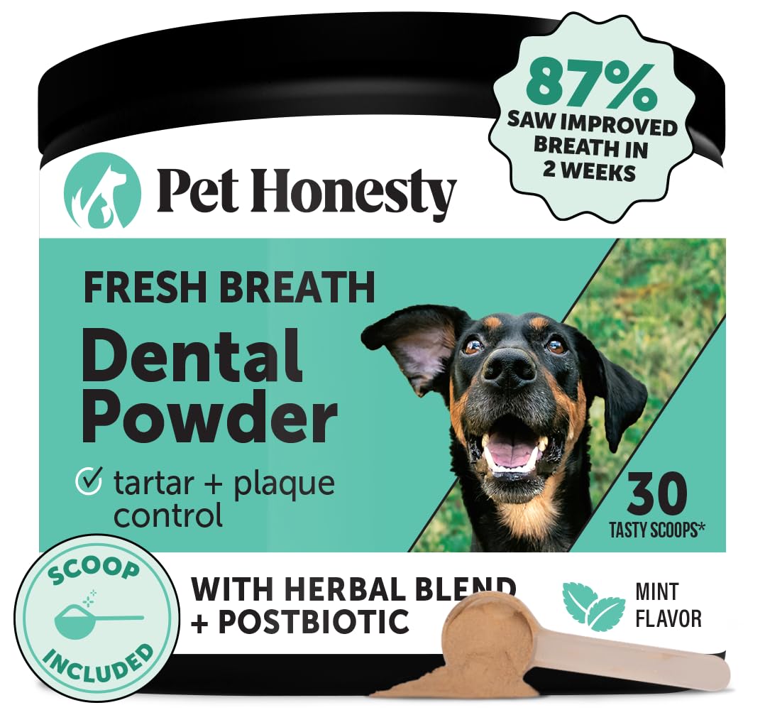 Pet Honesty Dog Dental Health - Vitamins for Teeth & Gums - Dog Vitamins and Supplements for Dog Dental Care