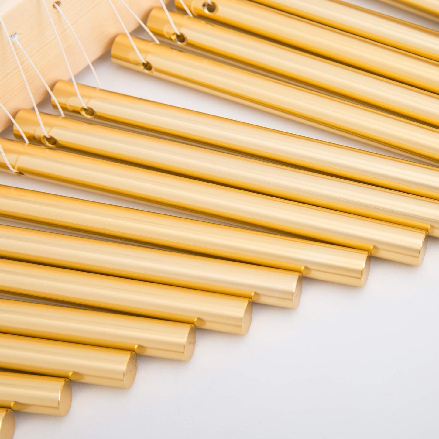 ENNBOM 20 Note Chime Table Top Bar Chime Wind Chime 20 Bars Instrument Percussion with Mallet (Gold)