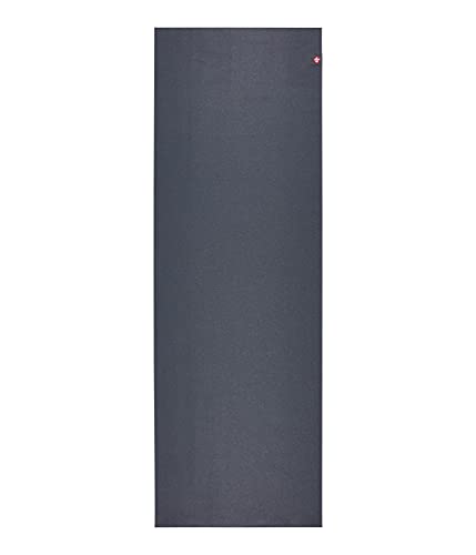 Manduka eKO Superlite Yoga Mat for Travel - Lightweight, Easy to Roll and Fold, Durable, Non Slip Grip, 1.5mm Thick, Charcoal Grey, 71" x 24"