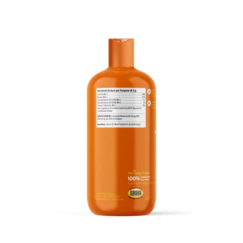 Wild Alaskan Salmon Oil for Dogs & Cats - Omega 3 Skin & Coat Support - Liquid Food Supplement for Pets - Natural EPA + DHA Fatty Acids for Joint Function, Immune & Heart Health 32oz