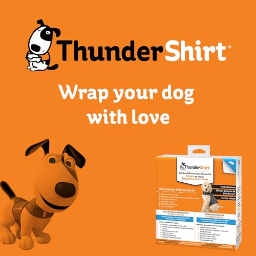 ThunderShirt for Dogs, Small, Heather Gray Classic - Dog Anxiety Relief Calming Vest
