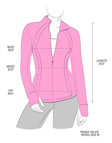 Yogalicious Womens Ultra Soft Lightweight Full Zip Yoga Jacket with Zipper Pockets - Black - XL