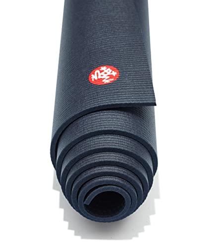 Manduka PRO Yoga Mat - Teacher Recommended, Grippy Textured 6mm ultra-dense, Hot Yoga Workout, Studio at Home Pilates
