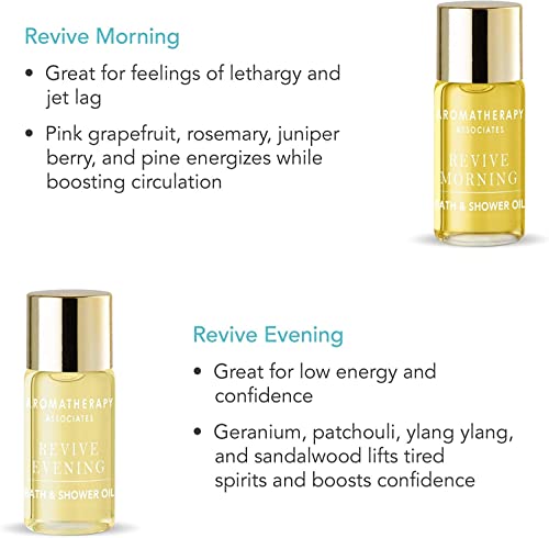 Aromatherapy Associates Ultimate Wellbeing Miniature Bath and Shower Oils, Premium Natural Body Oil Collection in a Decorative Gift Box, 10 Hydrating Body Oils, 0.10 Oz Each