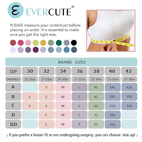 Evercute Sports Bra for Women Padded Medium Support Criss Cross Strappy Bras Seamless High Impact Yoga Exercise Athletic Bras