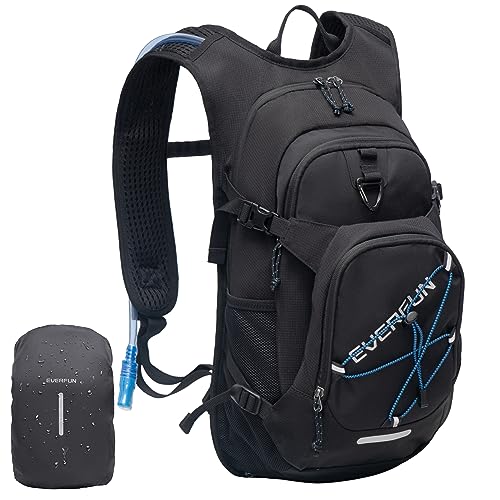 Everfun Hydration Backpack 18L with Water Bladder 2L Hiking Water Backpack Women Men Hydration Pack Insulated Lightweight Day Hydropack with Storage for Hiking, Biking, Running, Festival