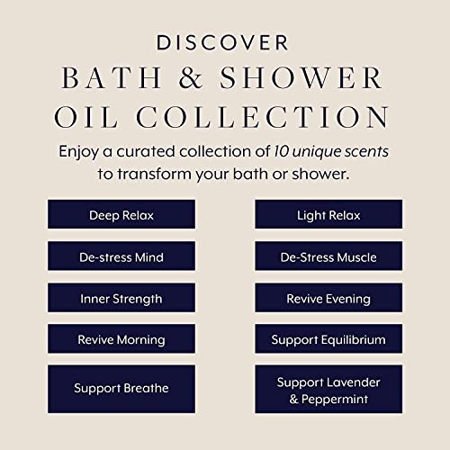 Aromatherapy Associates Ultimate Wellbeing Miniature Bath and Shower Oils, Premium Natural Body Oil Collection in a Decorative Gift Box, 10 Hydrating Body Oils, 0.10 Oz Each