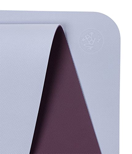 Manduka Begin Yoga Mat - Perfect for Beginners in Yoga & Pilates, Women and Men, 5mm Thick, Reversible, 68 inch (172cm) Lavender Purple