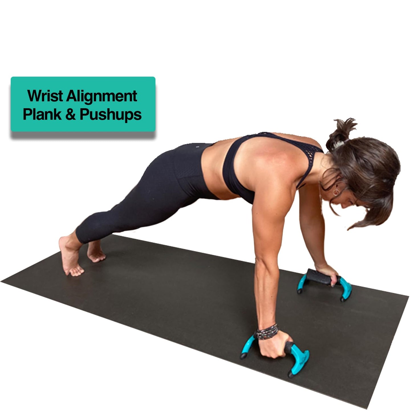 Yoga-Grip, Premium Quality Wrist Alignment Yoga Blocks to Eliminate Wrist Pain in All Poses - Balance & Stretching Assistance - Great for Yoga, Pushups and Pilates, Premium Quality