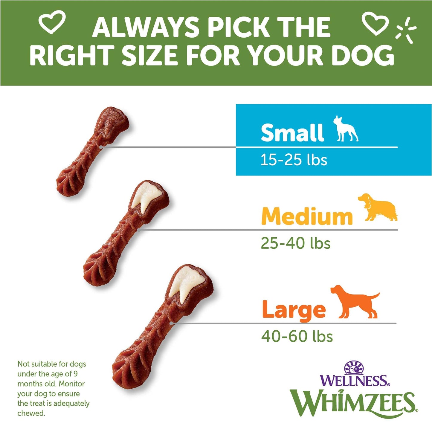 WHIMZEES by Wellness Value Box Natural Dental Chews for Dogs, Long Lasting Treats, Grain-Free, Freshens Breath, Small Breed, 89 count