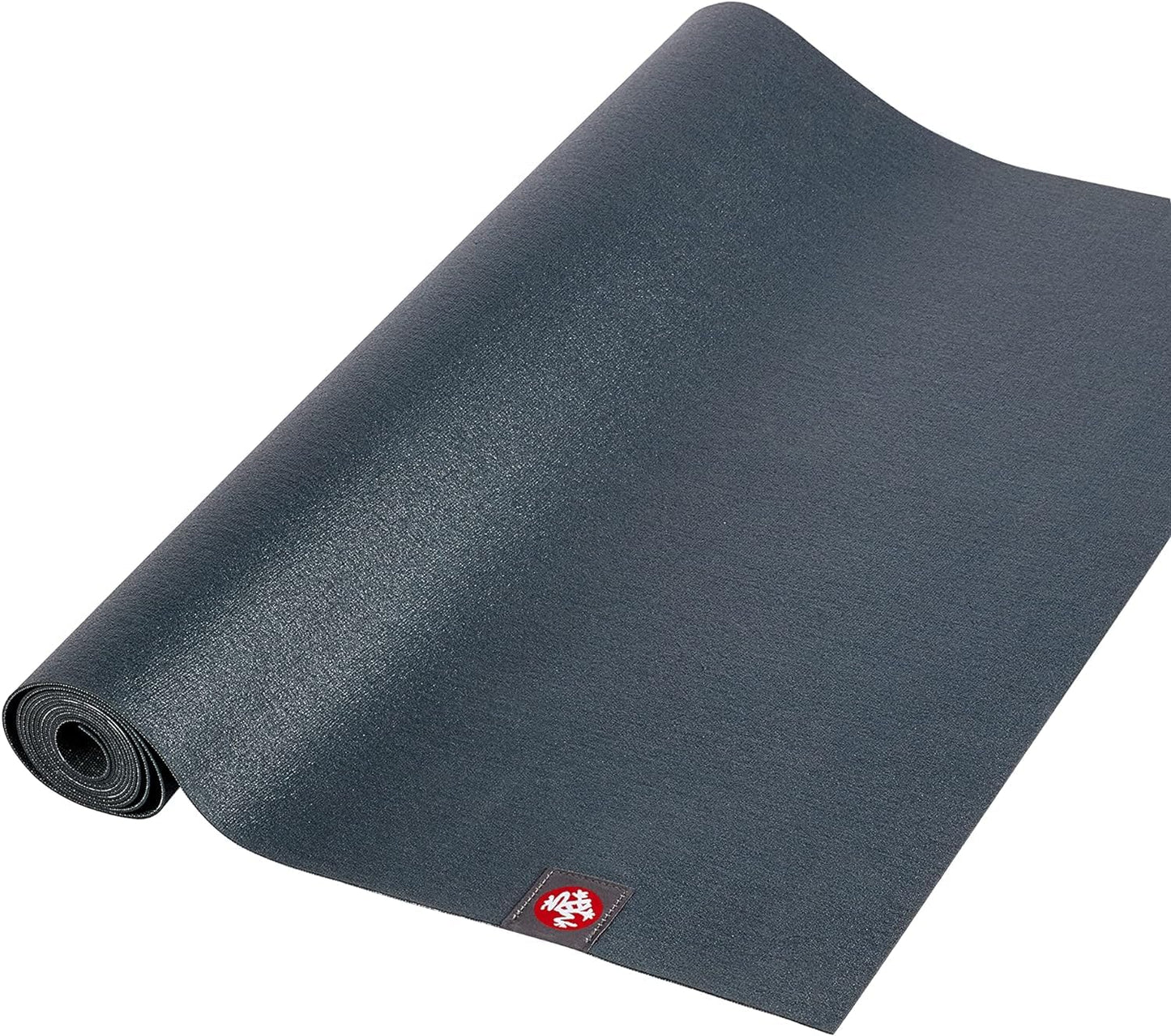 Manduka eKO Superlite Yoga Mat for Travel - Lightweight, Easy to Roll and Fold, Durable, Non Slip Grip, 1.5mm Thick, Charcoal Grey, 71" x 24"