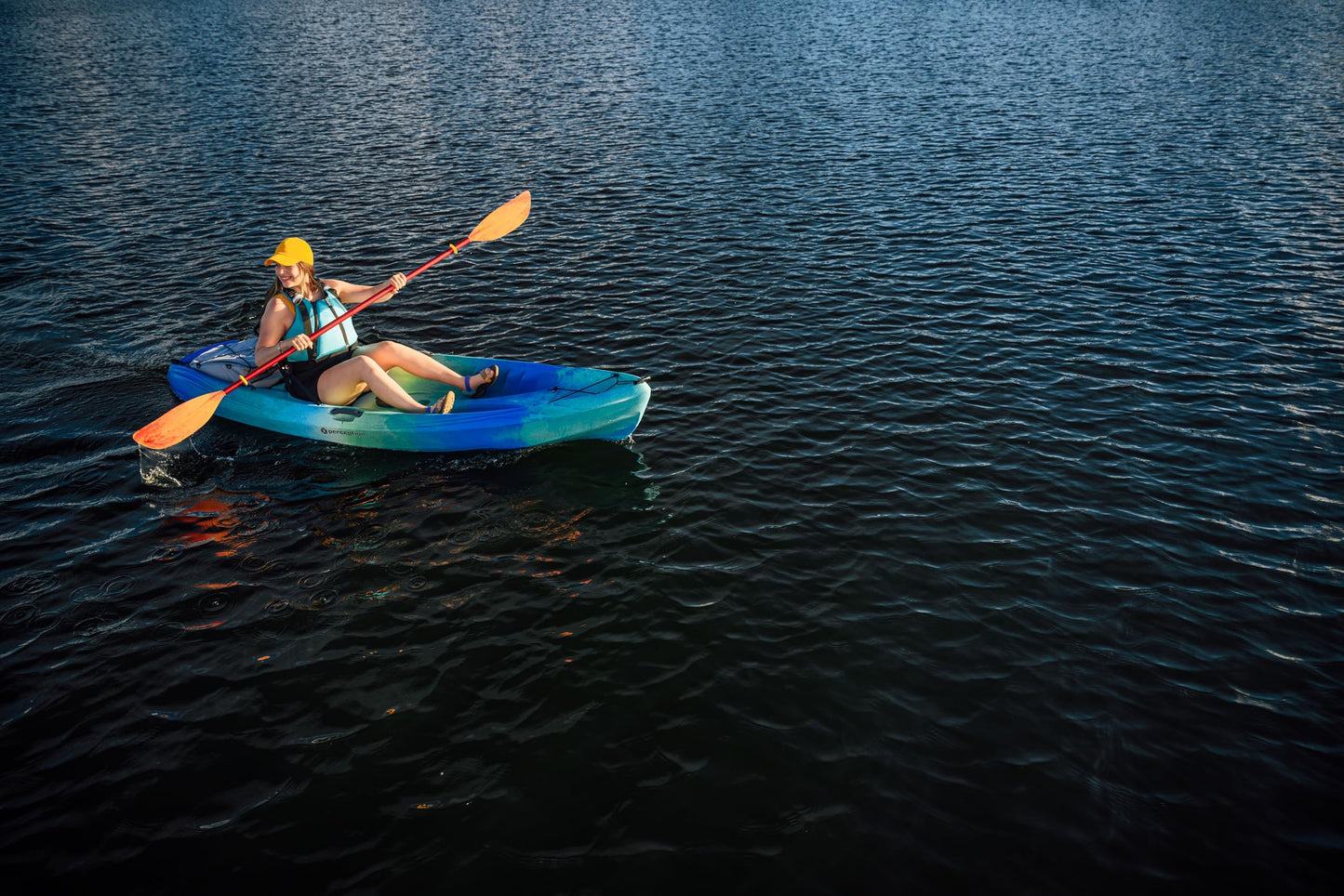 Perception Tribe 9.5 | Sit on Top Kayak | Recreational Kayak | 9' 5" | Funkadelic