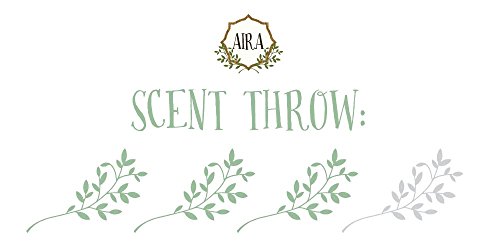 Aira Soy Candles - Organic, Kosher, Vegan, in Mason Jar w/Therapeutic Grade Essential Oil Blends - Hand-Poured 100% Soy Candle Wax - Paraffin Free, Burns 110+ Hours -Relaxing Stress Relief -16 Ounces