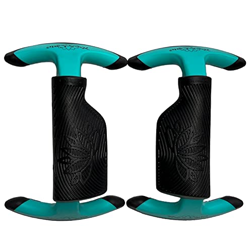 YOGA-GRIP - High Performance Yoga Blocks for Wrist Comfort, Support and Alignment to Eliminate Wrist Pain - Excellent for Advanced and Basic Poses, Balance and Stretching Assistance - Great for Yoga, Pushups and Pilates (Set of 2 and Instructions)