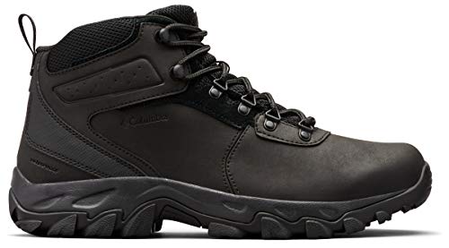 Columbia mens Newton Ridge Plus Ii Waterproof Boot Hiking Shoe, Black/Black, 10.5 Wide US