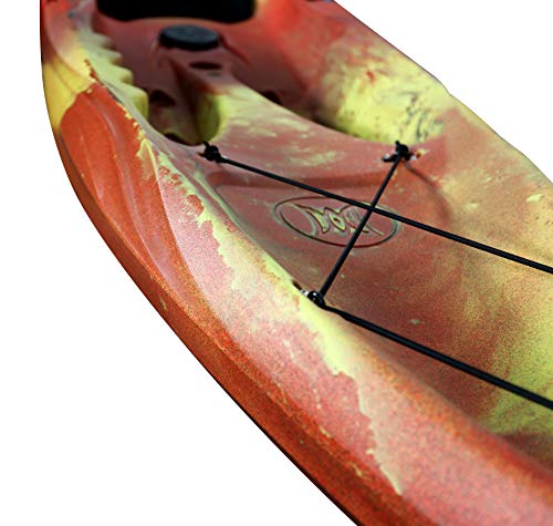 perception Tribe 9.5 | Sit on Top Kayak for All-Around Fun | Large Rear Storage with Tie Downs | 9' 5"