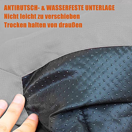 Senzkon Outdoor Dog Bed, 35”x24“ Portable Camping Travel Dog Bed, Soft, Comfortable, Waterproof, Non-Slip, Machine Washable Easy to Clean Pet Mat for Small, Medium and Large Dog and Cat
